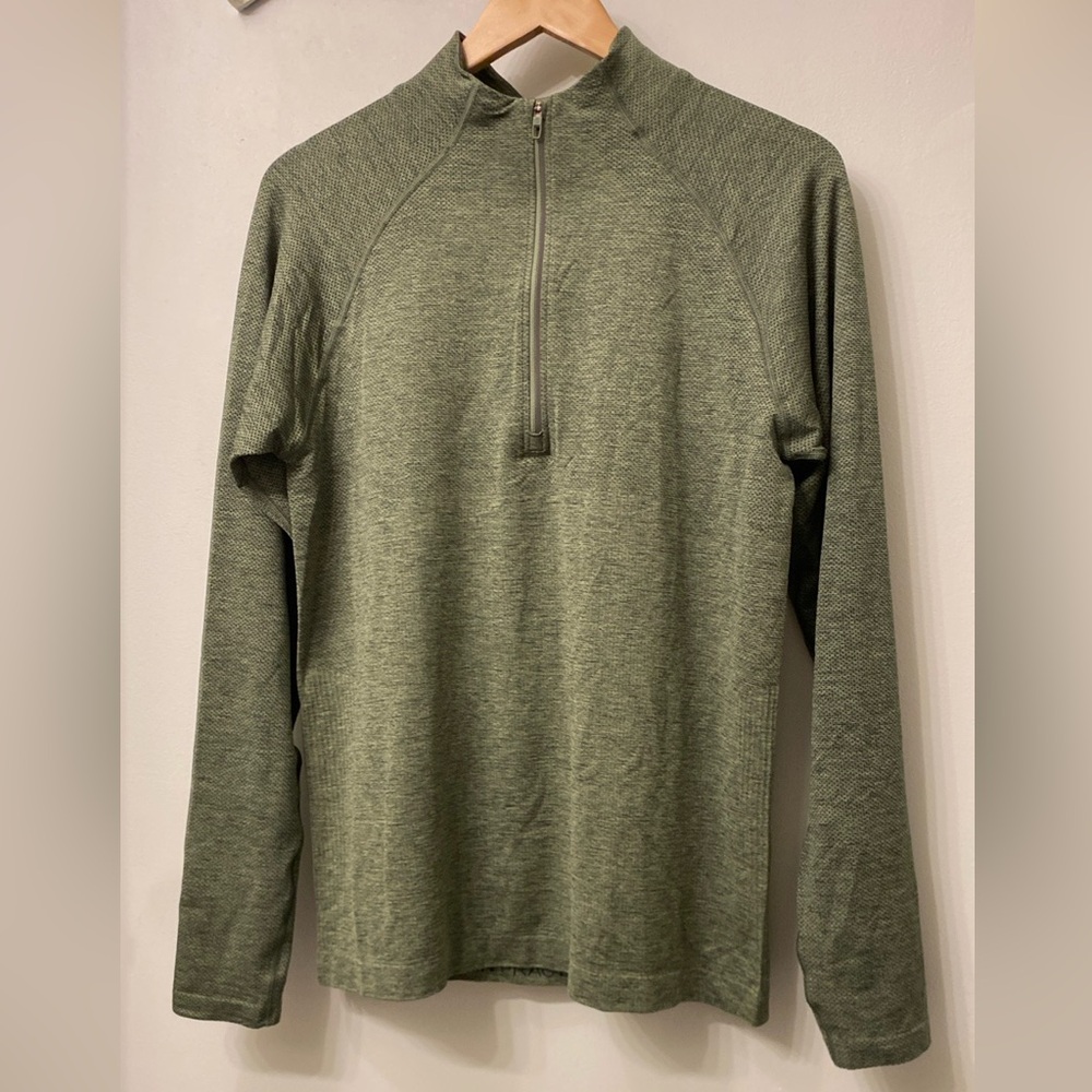 LULULEMON Live in Practice Green 1/2 Zip Pullover      🌿SIZE M🌿